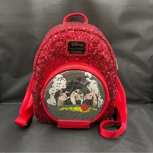Loungefly Red Sequin Evil Queen Backpack